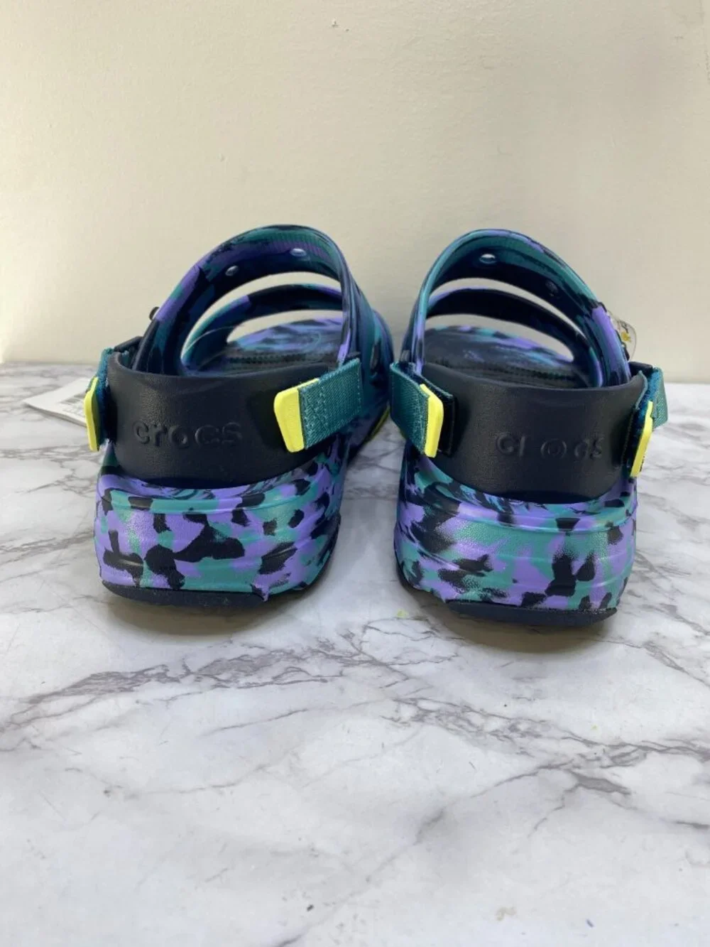 Crocs Men's Classic All Terrain Marbled Sandals Size 13 Multi Color 207888